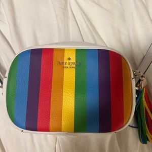Kate Spade Rainbow Stripe Camera Bag